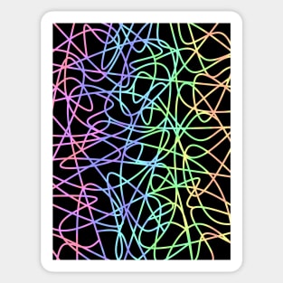 Rainbow Abstract Sticker